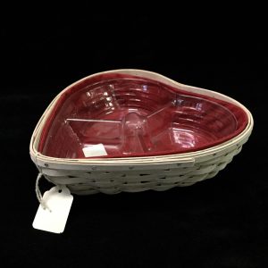 Longaberger 2005 Sweetest Heart Basket Combo