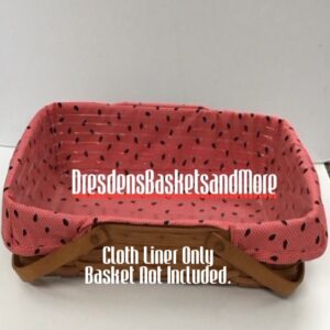 Medium Gathering Cloth Liner in Watermelon OTE
