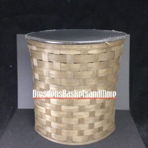Metropolitan Longaberger Extra Large Deep Brown Basket With Lid Rare
