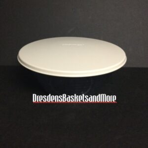 Longaberger 2005 Heartwood 10" Bowl w/ Liner & Lidded Protector