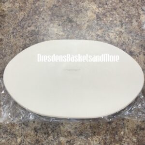 Longaberger Oval Serving Bold Blue Basket w/ Divided Protector & Liner