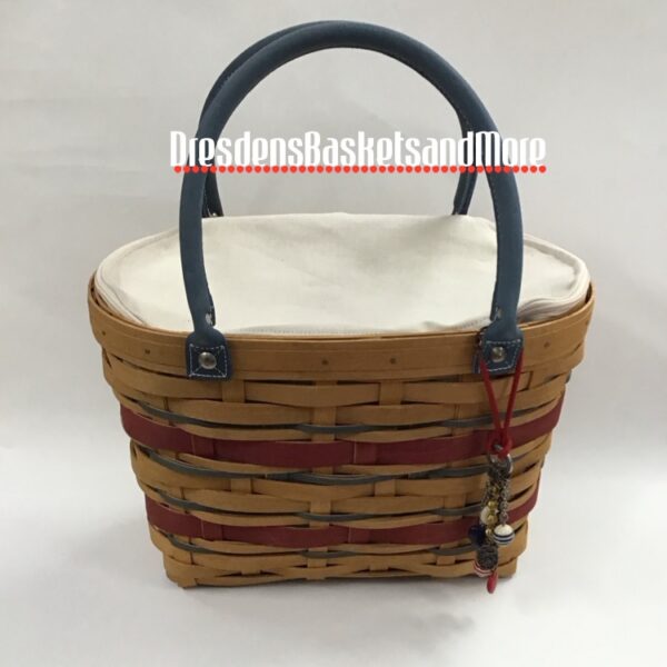 Longaberger 2007 American Celebrations Medium Boardwalk Basket Combo*