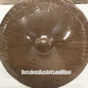 Round Coaster Longbaerger Warm Brown Lid