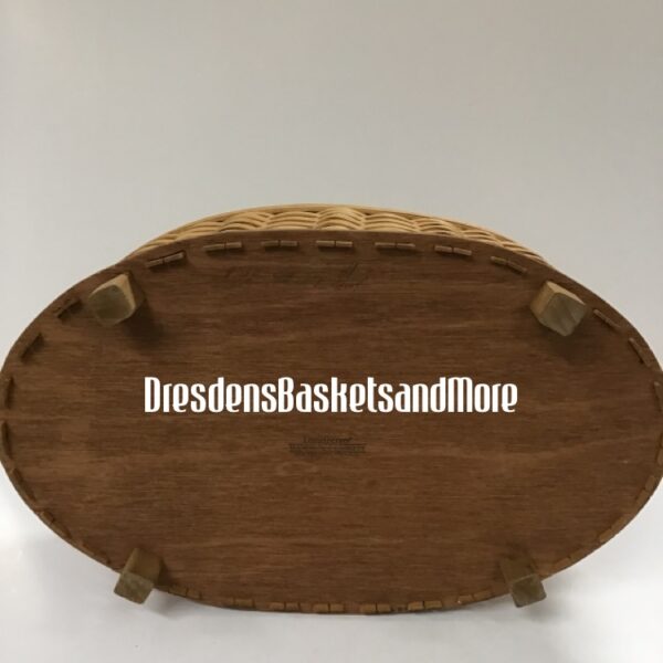 Longaberger 2004 Prototype Oval Basket w/ Feet RARE