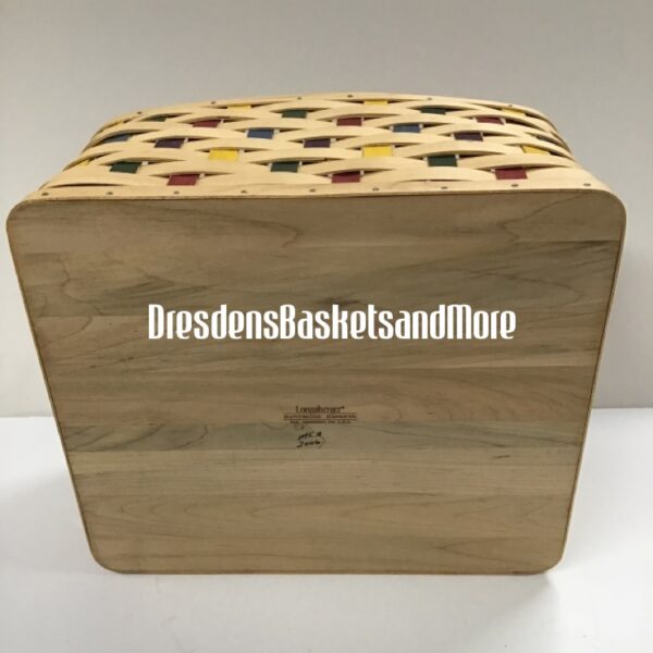 Longaberger 2006 Prototype - Large Confetti Basket RARE