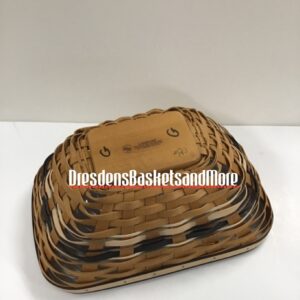 Longaberger 2009 Soft Rectangle Bowl Basket Prototype RARE