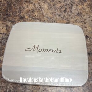Card File Longaberger WW Engraved Moments Lid