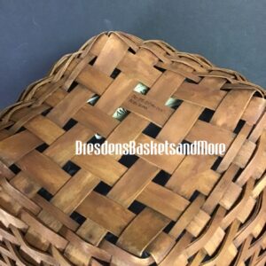 Longaberger 12" American Work Prototype Basket w/ Protector