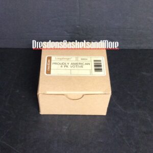 Longaberger Proudly American 4 Pack Votives