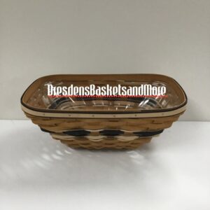 Longaberger 2009 Soft Rectangle Bowl Basket Prototype RARE