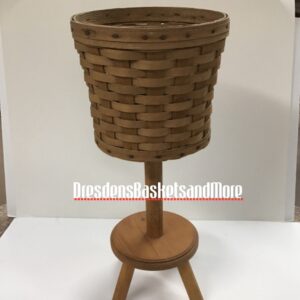 Longaberger 1981 Small Fern Basket w/ Stand
