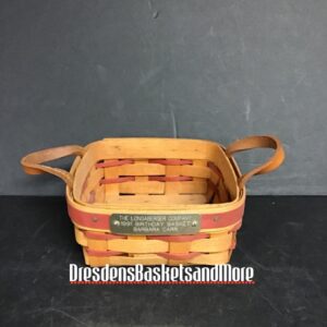 Longaberger 1991 Employee Birthday Basket SIGNED