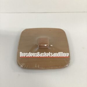 Longaberger Woodcrafts Small Desktop Warm Brown Lid NIP