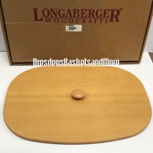 Longaberger Woodcrafts Oval Laundry Classic Lid NIB