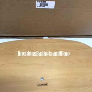 Longaberger Woodcrafts Oval Laundry Classic Lid NIB