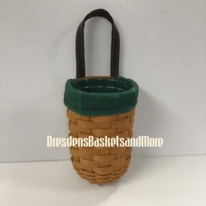 Longaberger 2001 Small Gatehouse Classic Basket w/ Liner & Protector