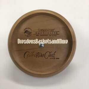 Longaberger Woodcrafts Collectors Club Acorn Lid
