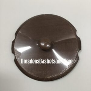 Longaberger Woodcrafts 8" American Work Rich Brown Lid NIP