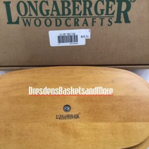 Longaberger Woodcrafts 1997 Traditions Fellowship Wood Lid NIB
