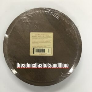 Longaberger Woodcrafts Set of 5 Deep Brown Crock Basket Lids