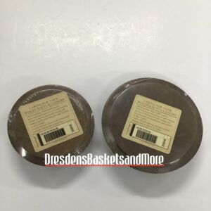 Longaberger Woodcrafts Set of 5 Deep Brown Crock Basket Lids