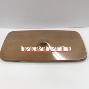 Longaberger Woodcrafts Medium Stow Away Warm Brown Lid NIP