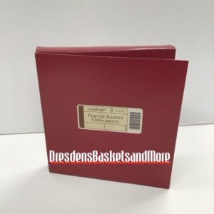 Longaberger Christmas Basket Series Ornaments - Set of 4 (2005)