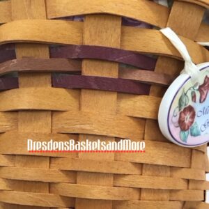 Longaberger 2000 May Series Morning Glory Basket Set