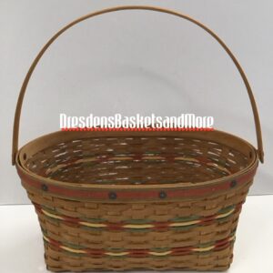 Longaberger 2010 Medium Oval Silent Auction Event Basket  ***RARE*** ***ONE OF A KIND***