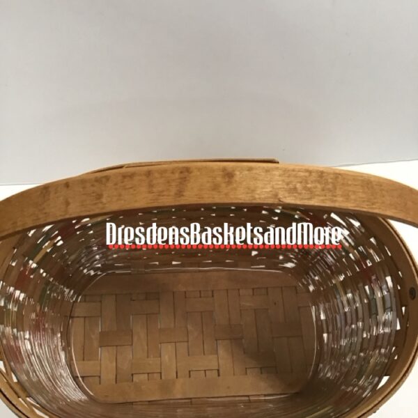 Longaberger 2010 Medium Oval Silent Auction Event Basket  ***RARE*** ***ONE OF A KIND***