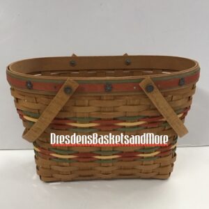 Longaberger 2010 Small Oval Silent Auction Event Basket  ***RARE*** ***ONE OF A KIND***