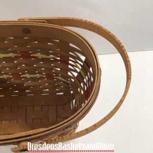 Longaberger 2010 Small Oval Silent Auction Event Basket  ***RARE*** ***ONE OF A KIND***