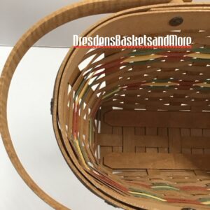 Longaberger 2010 Small Oval Silent Auction Event Basket  ***RARE*** ***ONE OF A KIND***