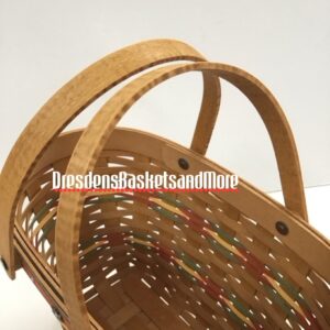 Longaberger 2010 Small Oval Silent Auction Event Basket  ***RARE*** ***ONE OF A KIND***