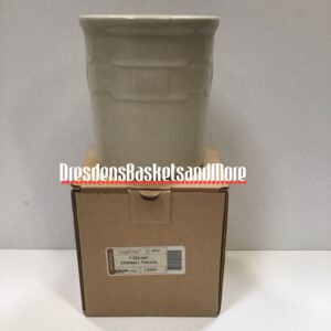 Longaberger Ivory 1 Qt Crock New In Box*
