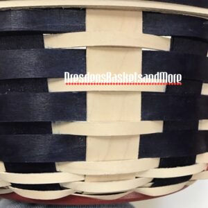 Longaberger 2016 The Club Limited Fireworks Medium Roundabout Basket w/ Protector & Lid*