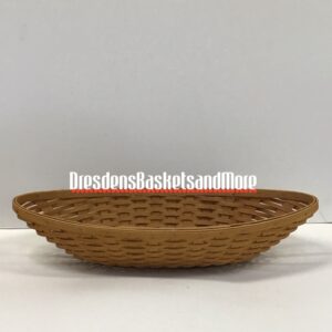 Longaberger Prototype Warm Brown Canoe Basket