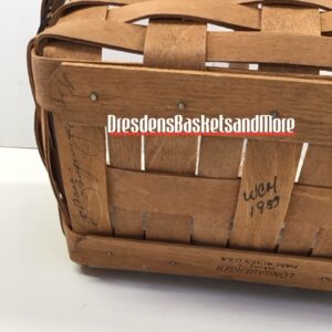 Longaberger 1989 Bob & Delores Hope Basket 1st Edition w/ Protector