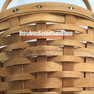 Longaberger 2005 Cherry Be My Valentine Sweetheart Prototype Basket w/ Protector*