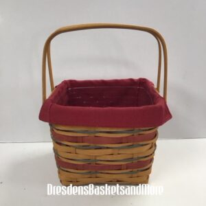 Longaberger 2007 American Celebrations Picnic Tote Basket w/ Protector & Liner*