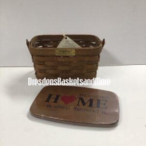 Longaberger 2015 Bee - Dresden Basket w/ Protector & Lid SIGNED