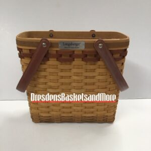 Longaberger 2004 VIP Sales Basket w/ Protector SIGNED