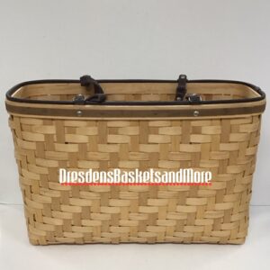 Longaberger 2005 XL Tote Stairstep Weave Prototype Basket RARE