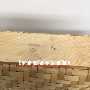 Longaberger 2005 XL Tote Stairstep Weave Prototype Basket RARE