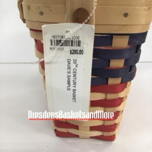 Longaberger 20th Century Basket - Dave's Sample from Historical Records *ONE AND ONLY *RARE