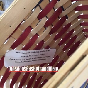 Longaberger 20th Century Basket - Dave's Sample from Historical Records *ONE AND ONLY *RARE