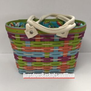 Longaberger 2011 Summer Lovin' Medium Boardwalk Basket Combo RARE SIGNED