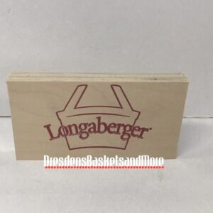 Longaberger 2017 Collectors Club Event Woodcrafts Block NIP