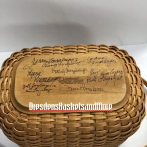 Longaberger 2006 Sales VIP Basket Set SIGNED