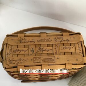 Longaberger 2004 Heritage Days Basket Set SIGNED